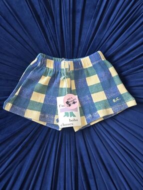 NWT Bobo Choses Organic Cotton " I'm A Poet"  Kids Shorts